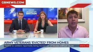 “veterans are being evicted to make room for migrants” in Bolton